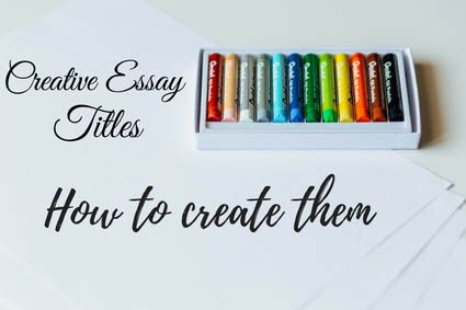 creative title essay generator